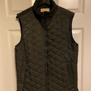 Mens, brown Weatherproof quilted vest